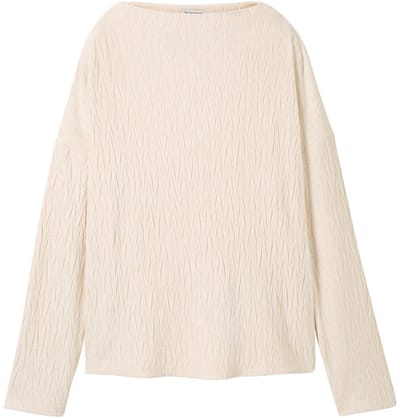 Tom Tailor - T-shirt - Maat L - Vrouwen - 33962 doeskin m - polyester