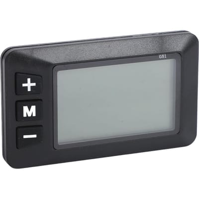 Elektrische Fiets LCD Displaypaneel met G51 6P Waterdichte Connector Snelheid Batterijniveau Weergave voor Scooter Fietsen gray