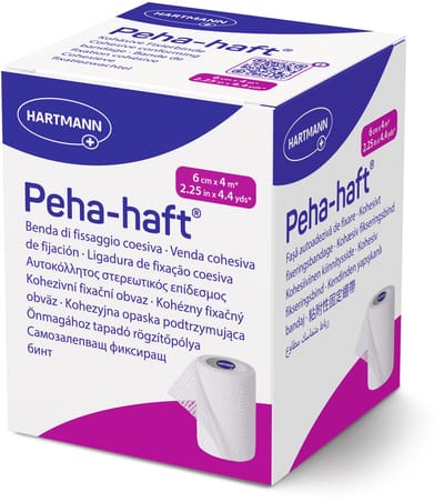 Peha-Haft fixatiezwachtel latexvrij 6 cm x 4 meter | 1 stuks