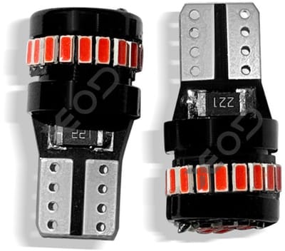 XEOD Lampen set – W5W T10 LED – Rood canbus - Achterlicht – 2 stuks