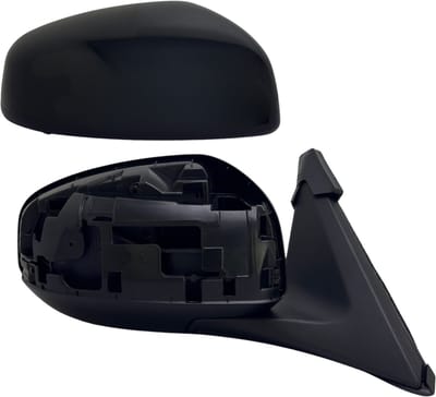 BILMAX Buitenspiegel voor Nissan 370Z 2009–2013 Glanzend Zwart Niet-verwarmd 3-Polig Rechts