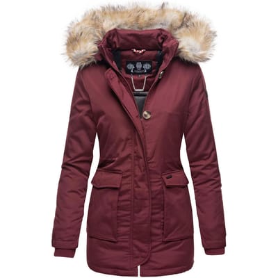 Navahoo Dames Winterjas Schneeengel – Warm, Waterafstotend & Met Afneembare Bontkraag