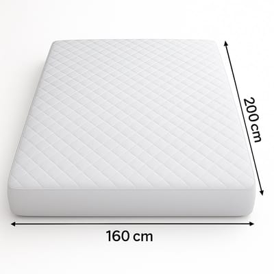 Decoware Waterdichte Matrasbeschermer – 160x200 cm – Ademend & Anti-Allergisch – Beschermt tegen Vlekken en Huisstofmijt