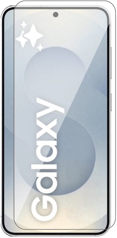 Screenprotector geschikt voor Samsung Galaxy S25 - Glas Screen Protector