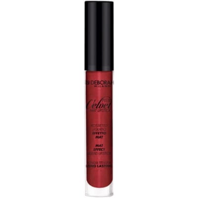 Deborah,Velours Fluide,Mat,Rouge à Lèvres Liquide,51,Rouge Métal,4,5 g