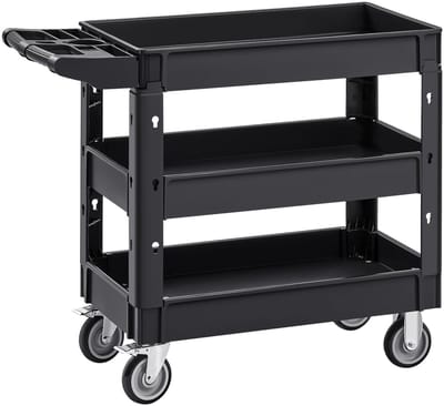 Novari - Utility service cart dolly - Transportkar - Trolley - Gereedschapswagen - Draagkracht 250kg - 103,4x43,5x85,7cm lxbxh