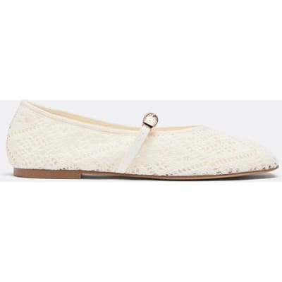 Stradivarius Crochet ballerina's met gesp  ECRU 35