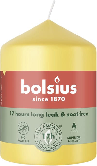Bolsius Stompkaars 80/58 Sunny Yellow (1 stuk)