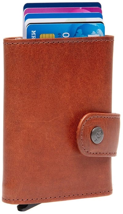 The Chesterfield Brand Leren Portemonnee Larino Wallet Cognac Bruine