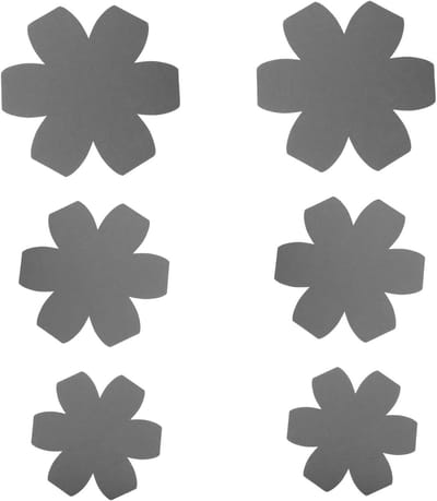 Pannenbeschermers - Keukenorganisatie - Kookgerei Beschermen - Antislip Oppervlak - 6 Stuks - Grijs