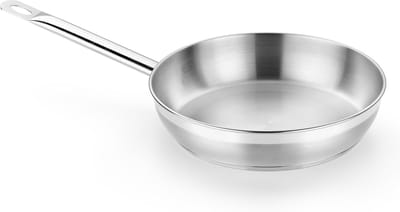 Professionele RVS Koekenpan - 18/10 Roestvrij Staal met Drievoudige Diffusorbodem