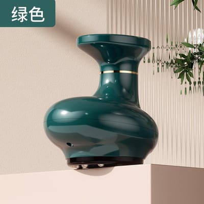 Elektrische EMS Lichaamsmassager Cupping Massage met LCD-scherm Guasha Hete Kompres Schrapen Lymfedrainage Machine Vetverbrander groen