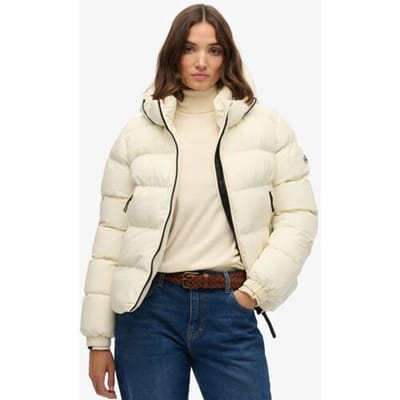Superdry - Sportieve Capuchon Pufferjas - Dames - Gewatteerde jassen