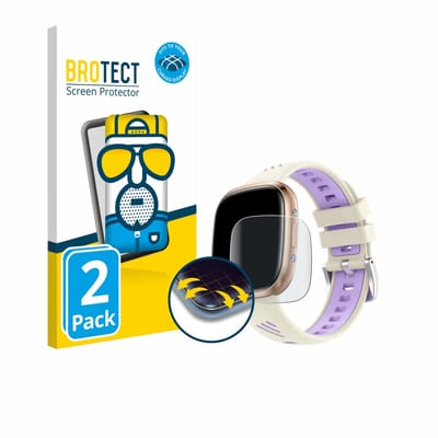 BROTECT - Screenprotector voor Sross Smartwatch 1.72" - Folie Beschermfolie matte volledig dekking 2 Stuks