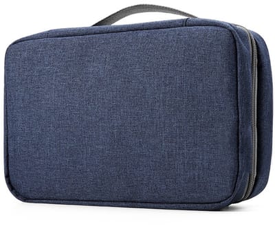 longziming -Opvouwbare Toilettas – Waterdichte Reistas voor Make-up en Toiletartikelen – Lichtgewicht Hangende Organizer voor Dames en Heren – Handige Reisopberger (Turquoise)