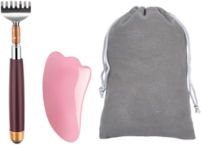 Verstelbare Rugkrabber met Handgreep en Flanellen Tas - Ergonomisch en Draagbaar