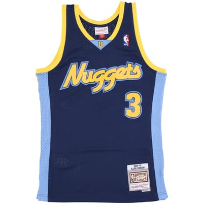 Basketbaltanktop voor heren Nba Alternate Jersey Hardwood Classics No 3 Allen Iverson 2006-07 Dennug
