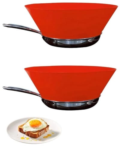 NTHProducts - Frywall Splash Guard - Siliconen Spetterbescherming - Aanpasbare Koekenpan - Rood - Alternatief voor Spetterschermen - Ideaal voor Thuisg...
