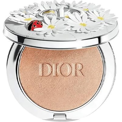 Dior Forever Glow Luminizer 003 Sun-Kissed, 2026 Zomer Limited Edition Daisy Ladybug Compact Highlighter, Langhoudende Shimmer Gezichtsmakeup Cosmetica wit