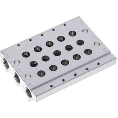 G1/8'' Manifold 5-Stations Festo 566561 VABM-L1-10S-G18-5 - V2P8K