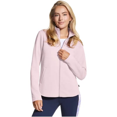 Skechers The Hoodless Hoodie GoWalk Shine Jacket, Vrouwen, Purper, Sweatshirt, maat: S