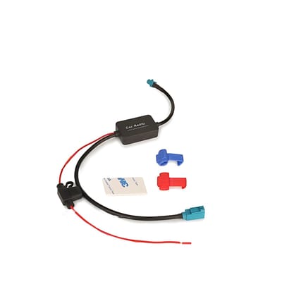Cartronix CTX-3422 | Fakra Antenneversterker | Fakra naar Fakra | 22 dB Signaalversterking | Geschikt voor FM-Radio | Plug & Play Installatie