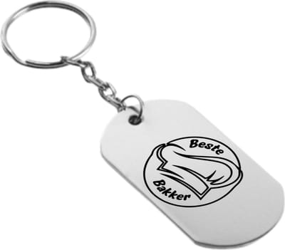 Akyol - Beste bakker Sleutelhanger - Bakker - Bakkers - Leuk kado voor de beste bakker - 2,5 x 2,5 CM