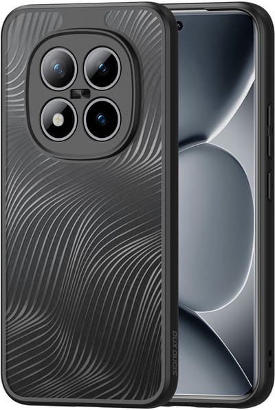 Dux Ducis Hoesje - Geschikt voor Xiaomi Redmi Note 15 Pro Plus 5G / Poco M8 Pro Hoesje - Dux Ducis Aimo Series - Transparant TPU Back Cover - Zwart