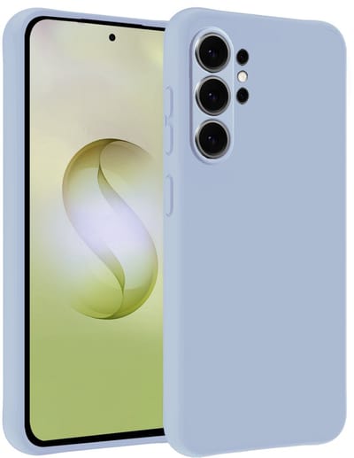 Hoesje - Geschikt voor Samsung Galaxy S26 Ultra - Sterk & Shockproof - Hoes Cover - Siliconen Case - Telefoonhoesjes - Lichtblauw