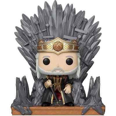 Verzamelaarsbeeldje Funko House of the Dragon POP! Deluxe Vinyl Viserys on Throne