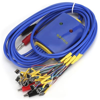 SPHProducts - Voeding Boot Line - duurzame mobiele telefoon reparatie kabel - slimme anti-burn bescherming - Android/IOS aansluitdraad - 18 + 5 + 1 mod...