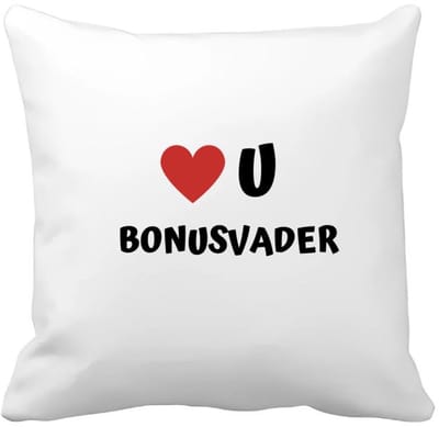 Akyol - love u bonusvader Kussen hoes - Papa - de liefste bonusvader - vader cadeautjes - vaderdag - verjaardag - geschenk - kado - 40 bij 40 cm