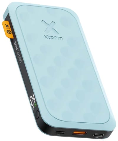Xtorm Fuel Series 5 20W Powerbank 10.000 mAh - 2 x USB-C / 1 x USB-A - GRS Materiaal - Airport Proof - Blauw