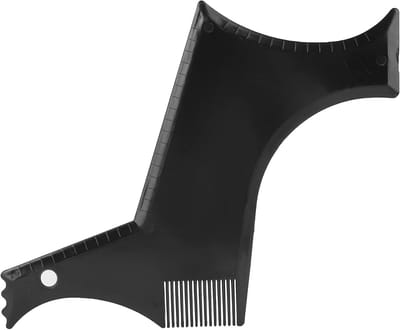 Beard Styling Kam voor Perfecte Baardvorm, Flexibele Stencil Kam voor Precisie en Trimmen, Ideaal voor Baardverzorging en Haarlijn Styling