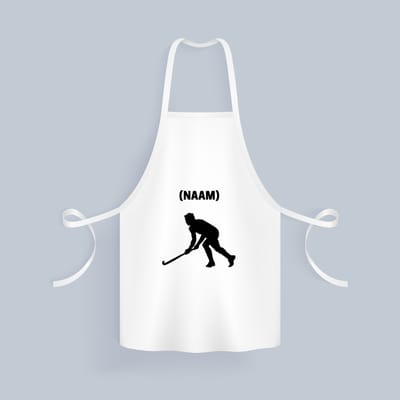 Akyol - hockey met eigen naam Keukenschort - Hockey - hockeyer - sport - 82 bij 71 cm