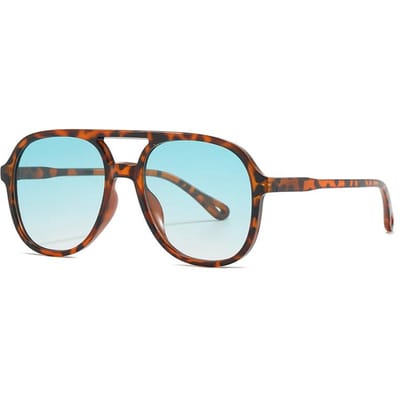 Modieuze Mode Oversized Vierkante Zonnebril Dames Casual Stijl Bril Buiten Gepersonaliseerd Kleurrijk Glas Bril UV400 Unisex
