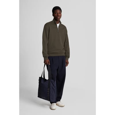Lyle & Scott Tonal Eagle Quarter Zip Sweat Form Green Taglia: XS | Maglioni a maglia Outlet | Uomo | Verde