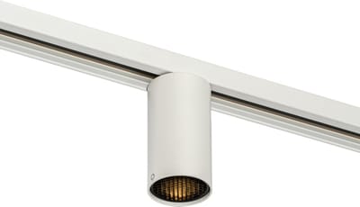 QAZQA iconic - Moderne Spot railsysteem verlichting, railverlichting geschikt voor led - 1 lichts - Ø 5 cm - Wit - Woonkamer | Slaapkamer | Keuken