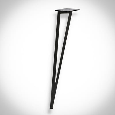 SEART GROUP - Meubelbeen - 71 cm - Zwart - Stalen Slim Ontwerp