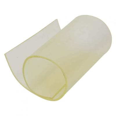 Rubberen Plaat - Polyurethaan Vellen - Industrieel Gebruik - Chemisch Bestendig - 50x50x0.3 cm - Geel