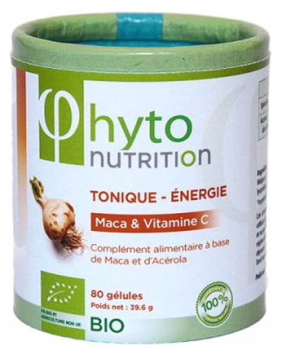 Flamant Vert Phyto Nutrition Biologische Tonic en Energie 80 Capsules