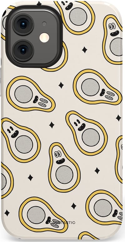 Casetastic Hoesje Geschikt voor Apple iPhone 12 Mini - Stijlvolle Beschermende Duo-layer Case - Vegycado