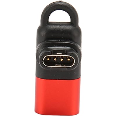 Horlogelader naar 8-pins adapter 90 graden Rood Laderconverter Horlogeaccessoire voor Garmin Fenix black