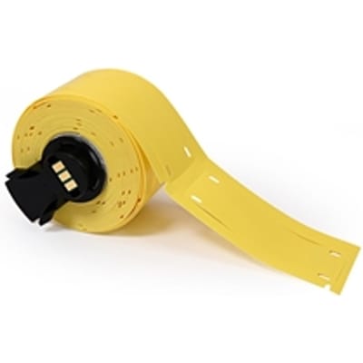 Brady M6-25x75-7643-YL polyurethaan tags geel | 25 mm x 75 mm (origineel)