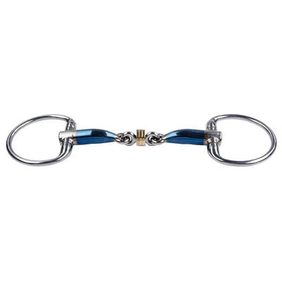 Olijfbit voor paarden Trust Sweet Iron Eggbutt Bradoon Brassring