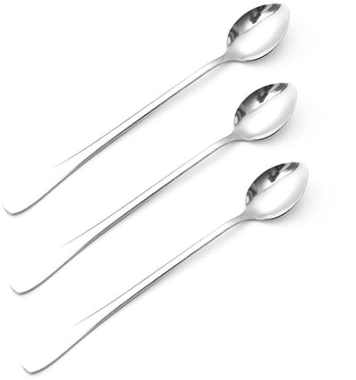 Dailygoods- Koffielepel Roestvrij staal - Lepels - Lepelhouder - Lange Steel - Praktisch - Geschikt voor Feesten - Lepel