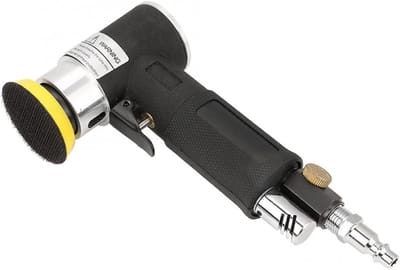 Mini Air Schuurmachine - Pneumatische Polijstmachine - Oppervlakken Bewerken - Lichtgewicht Ergonomisch - 2/3 inch Schijf - Grijs