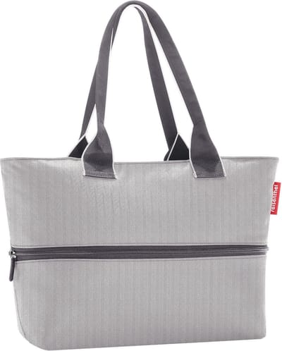 Reisenthel Shopper E1 Shopper Schoudertas - 12L - Herringbone Grijs