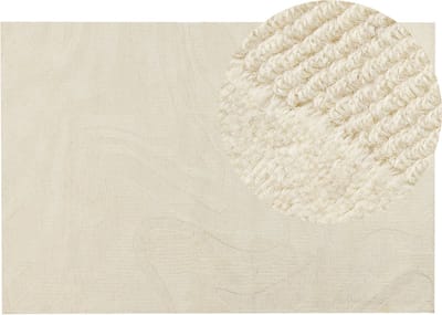 SASNAK - Vloerkleed - Beige - 200 x 300 cm - Wol
