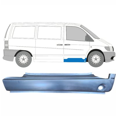 Reparatiepaneel voorste dorpel voor Mercedes Vito I W638 1996-2003 / Rechts